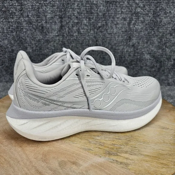 Saucony Ride 18 Womens Size 9.5 Gray Athletic Training Running Shoes S11000-103