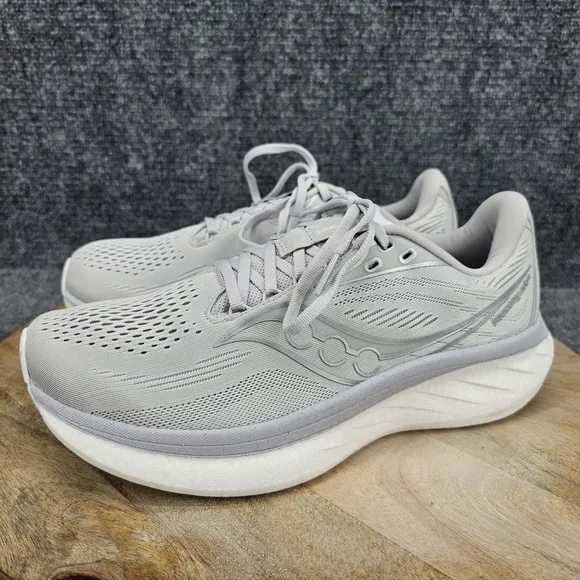 Saucony Ride 18 Womens Size 9.5 Gray Athletic Training Running Shoes S11000-103