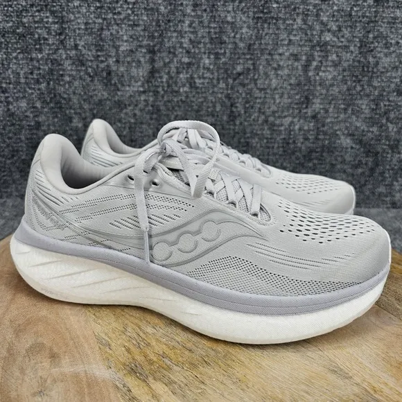 Saucony Ride 18 Womens Size 9.5 Gray Athletic Training Running Shoes S11000-103