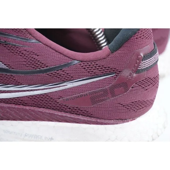 Saucony Triumph 20 Running Shoes Red Maroon Sneakers Athletic Women’s Sz 12
