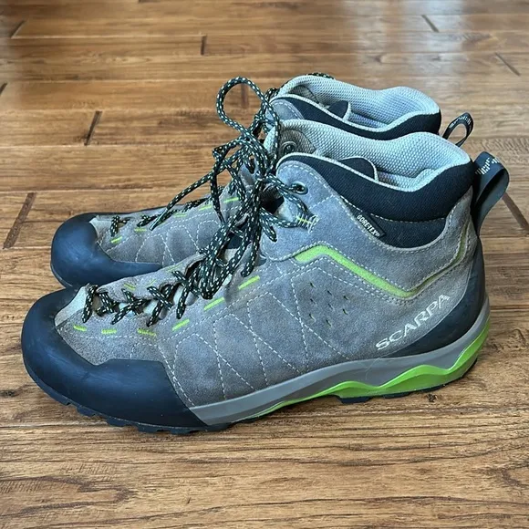Scarpa Tech Ascent GTX Hiking Approach Shoes Waterproof Suede Boots Mens Size 11