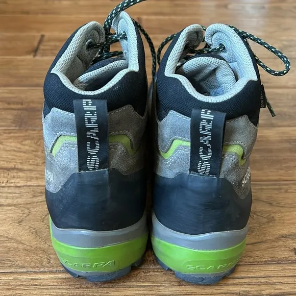 Scarpa Tech Ascent GTX Hiking Approach Shoes Waterproof Suede Boots Mens Size 11
