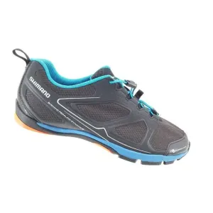 SHIMANO Mountain Black/Blue Sz 9.5 (44 EU) Men SH-CT71L Mens Cycling Shoes