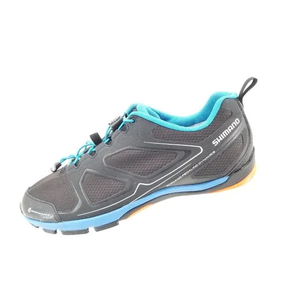 SHIMANO Mountain Black/Blue Sz 9.5 (44 EU) Men SH-CT71L Mens Cycling Shoes