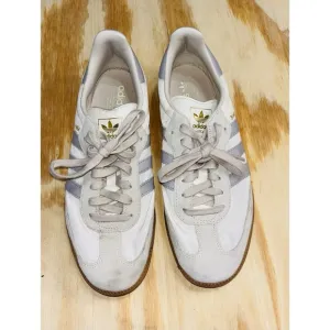 Size 10 Men's adidas Samba OG Off White Grey Sneakers Shoes ID1448