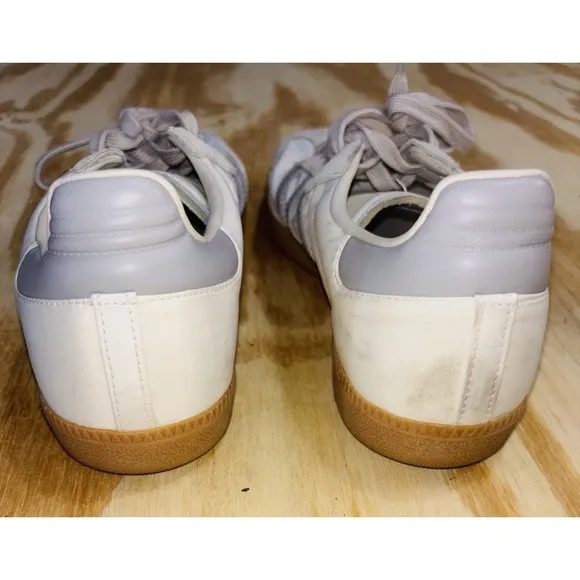 Size 10 Men's adidas Samba OG Off White Grey Sneakers Shoes ID1448