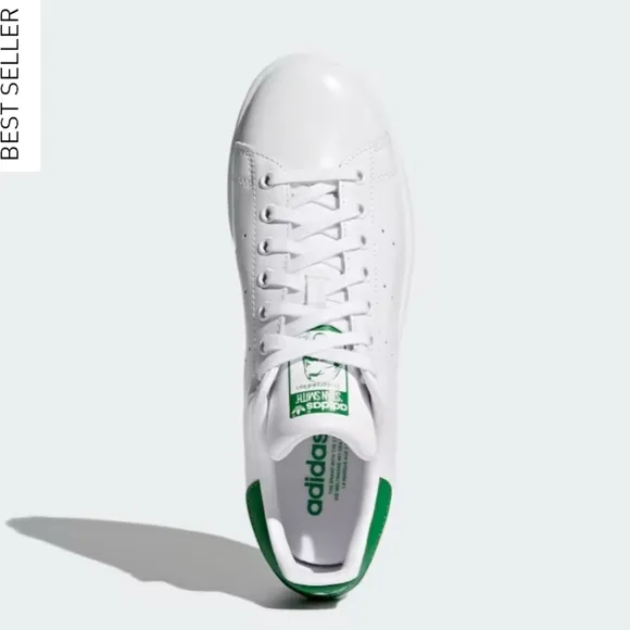 Size 19 New Mens Adidas White Green Sneakers Stan Smith Shoes