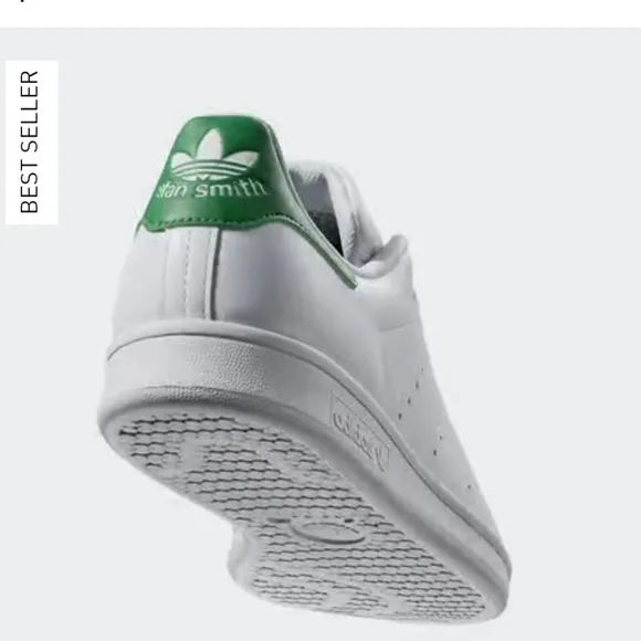 Size 19 New Mens Adidas White Green Sneakers Stan Smith Shoes