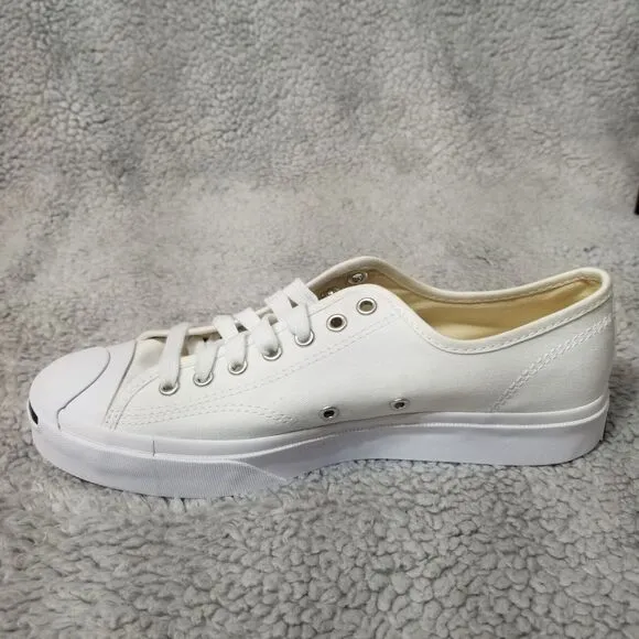 Size 8 Men 9.5 Women - Converse Jack Purcell JP OX White / White / Black 164057C