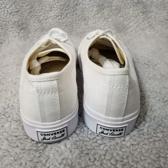 Size 8 Men 9.5 Women - Converse Jack Purcell JP OX White / White / Black 164057C