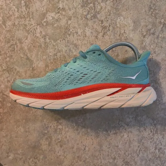 Size 8.5 B Hoka One One Clifton 8 Aquarelle Womens Bondi Comfort ( Clean )