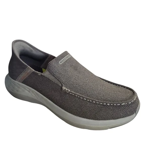 Skechers Hands Free Slip Ins Casual Shoes Parson Ralven Taupe  Mens Size 13