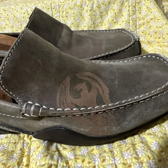 Skechers Men Shoes Brown Slip On Shoes 02-2 Leather Driving Phoenix SZ 9.5 M