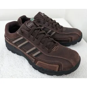 Skechers Relaxed Fit Braver Gonsor Mens Sneaker US Size 13 Brown Casual