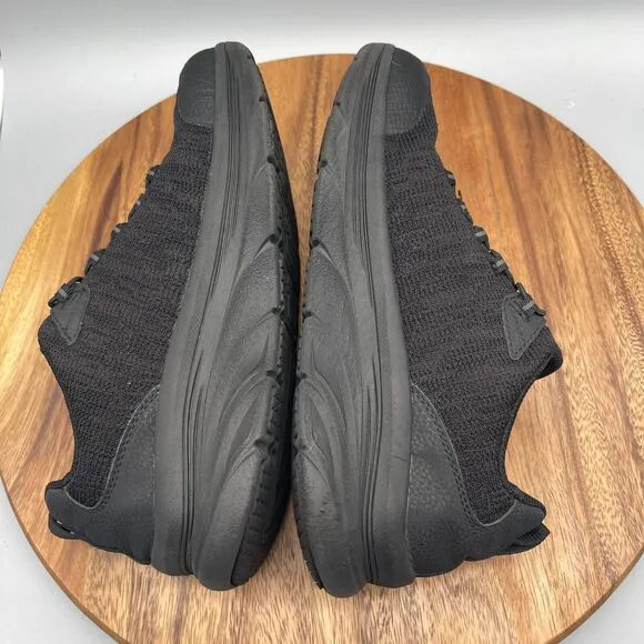 Skechers Walker Shoes Mens Size 10.5 Black Cushion Comfort Casual Memory Foam