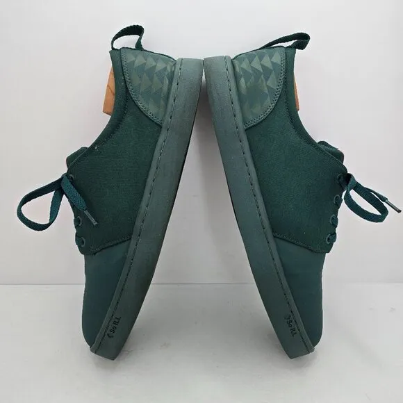 So iLL | Pounamu 'Green Wino' canvas casual low-top sneakers | MENS 9.5
