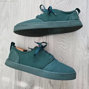 So iLL | Pounamu 'Green Wino' canvas casual low-top sneakers | MENS 9.5