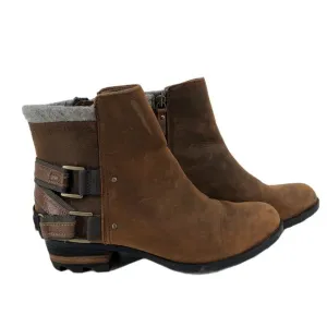 Sorel Brown Leather Ankle Boots &amp; Booties | Versatile for Any Occasion