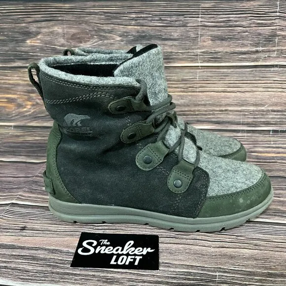Sorel‎ Women's Coal Carbon Explorer Joan Waterproof Winter Snow Boots