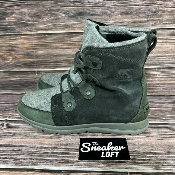 Sorel‎ Women's Coal Carbon Explorer Joan Waterproof Winter Snow Boots