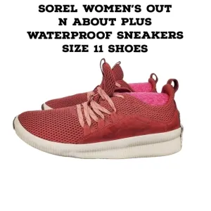 Sorel Women's Out N About Plus Waterproof Sneakers Size 11 Shoes