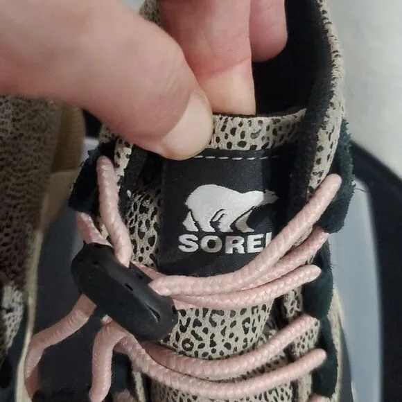 Sorel Out and About Kids' Stylish Platform Boots in Rare Pattern