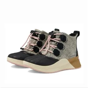 Sorel Out and About Kids' Stylish Platform Boots in Rare Pattern