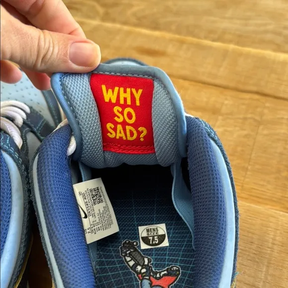 Special edition Nike SB Blue and Red skate shoes. Worn one time🔥🔥🔥