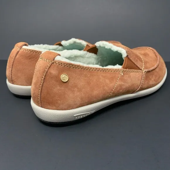 Spenco Faux Fur Lined Casual Comfort Loafers Shoes