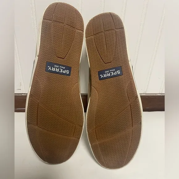 Sperry Stryper II Tan Cavas Sneakers Mens 11