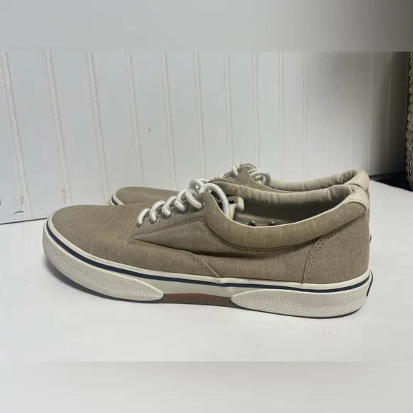Sperry Stryper II Tan Cavas Sneakers Mens 11