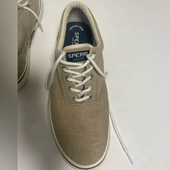 Sperry Stryper II Tan Cavas Sneakers Mens 11