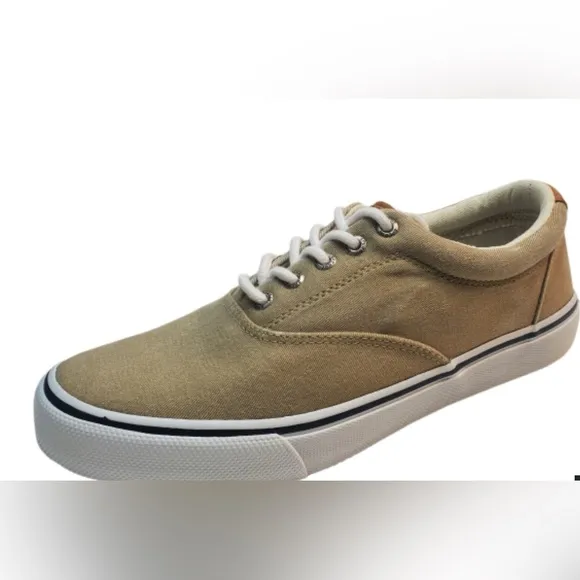 Sperry Stryper II Tan Cavas Sneakers Mens 11