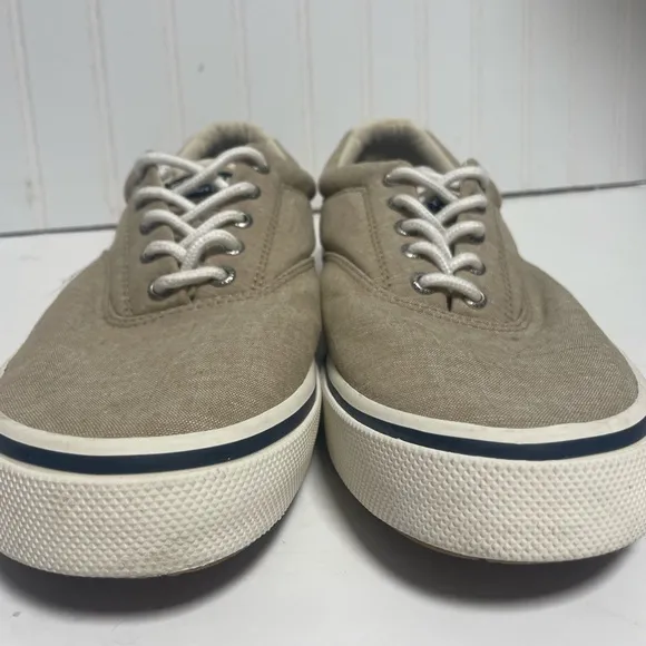 Sperry Stryper II Tan Cavas Sneakers Mens 11