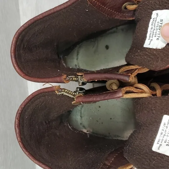 Sperry Womens Saltwater Duck Rubber Waterproof Boots shoes sz 7