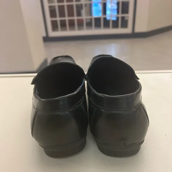 Stacy Adams Black Slip-On Loafers-Size 10 1/2- VERY NICE! Like New!