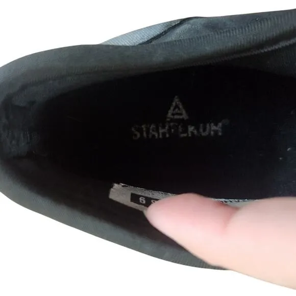 Staheekum NWT waterproof shoes sz 9 mens black neoprene ankle rain boot