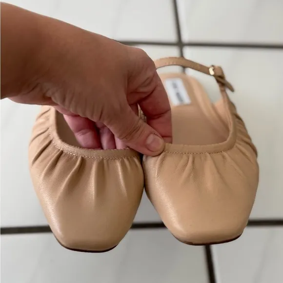 Steve Madden Tan Mules with Smooth Finish