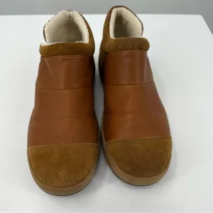Stio Women’s Colter Mid Leather Shoes Booties Boots Mudslide Tan Brown