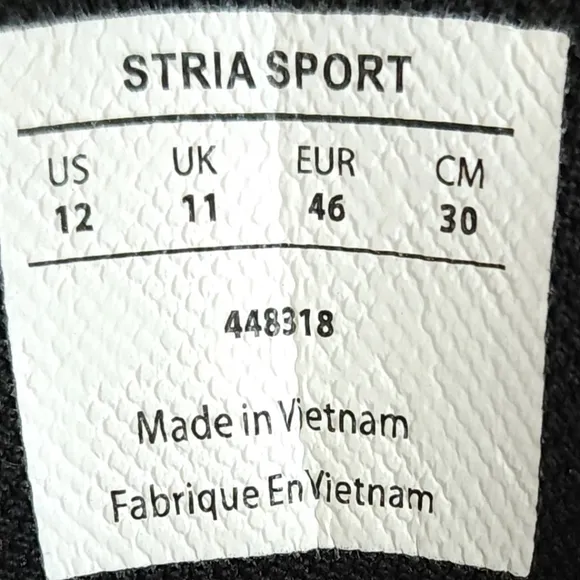 Stria Sport USA 107 Series Men's Size 12