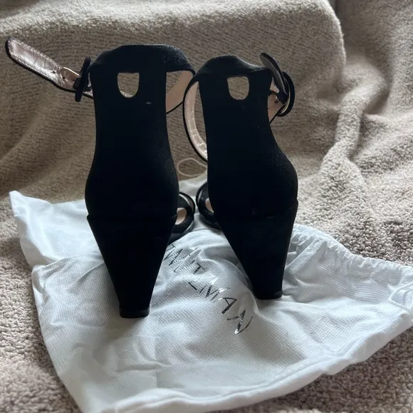 Stuart Weitzman Black Wedge Shoes