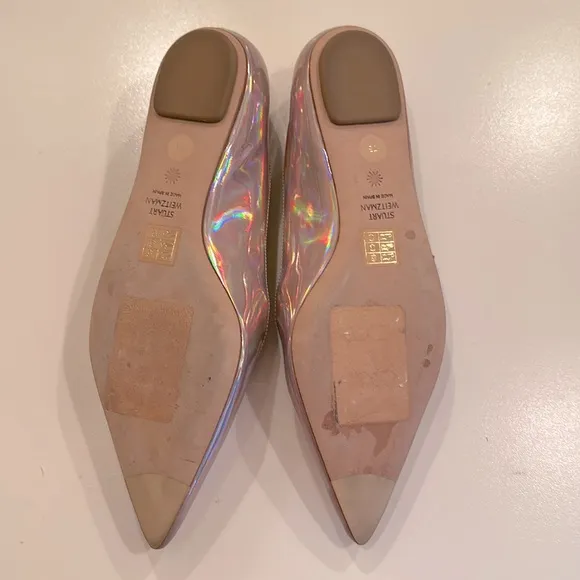 Stuart Weitzman Iridescent Women's Shoes. Dust Bag included. Size 7B.