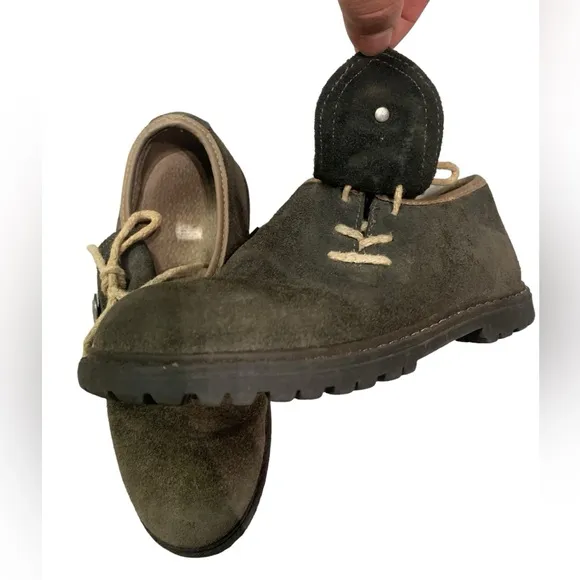 Suede Trachten Austrian Style shoes