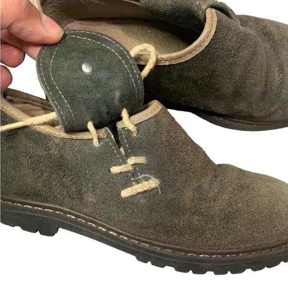 Suede Trachten Austrian Style shoes