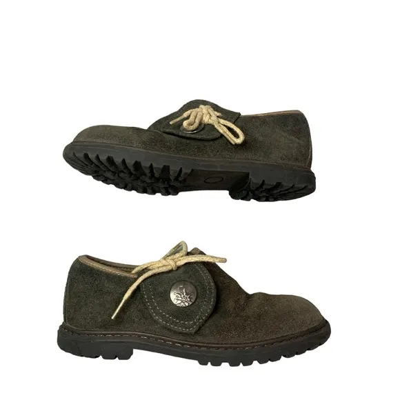 Suede Trachten Austrian Style shoes