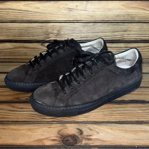 Suitsupply Sneakers Mens Size US 9 EU 42 Dark Brown Suede Lace Up Casual Shoes