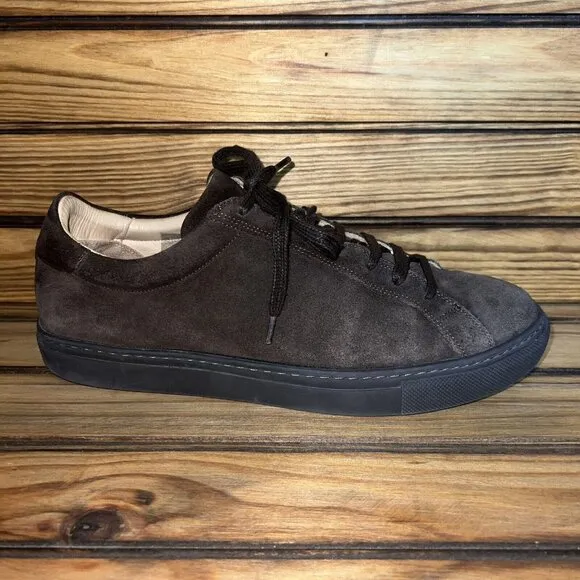 Suitsupply Sneakers Mens Size US 9 EU 42 Dark Brown Suede Lace Up Casual Shoes