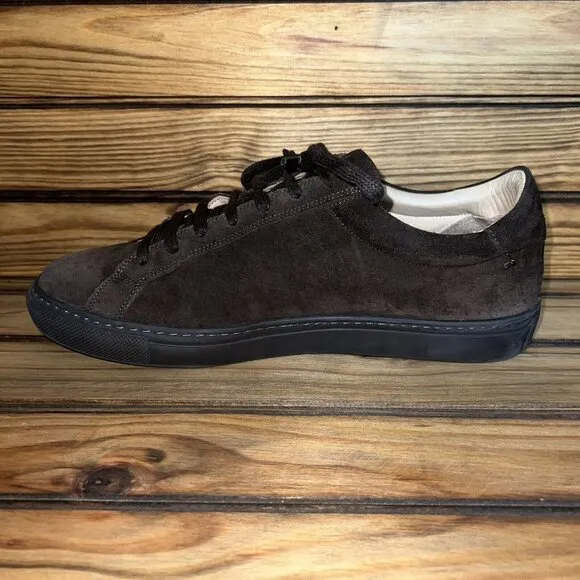 Suitsupply Sneakers Mens Size US 9 EU 42 Dark Brown Suede Lace Up Casual Shoes