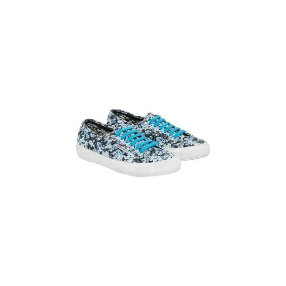 SUPERGA Womens Blue Limited Mary Katrantzou Almond Athletic Training Shoes 9