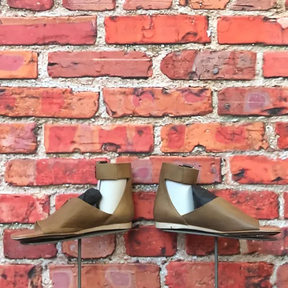 Tan Leather Free People Marco Boot Sandals in Sandstone